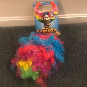 Marty’s Halloween rainbow multi color wig
